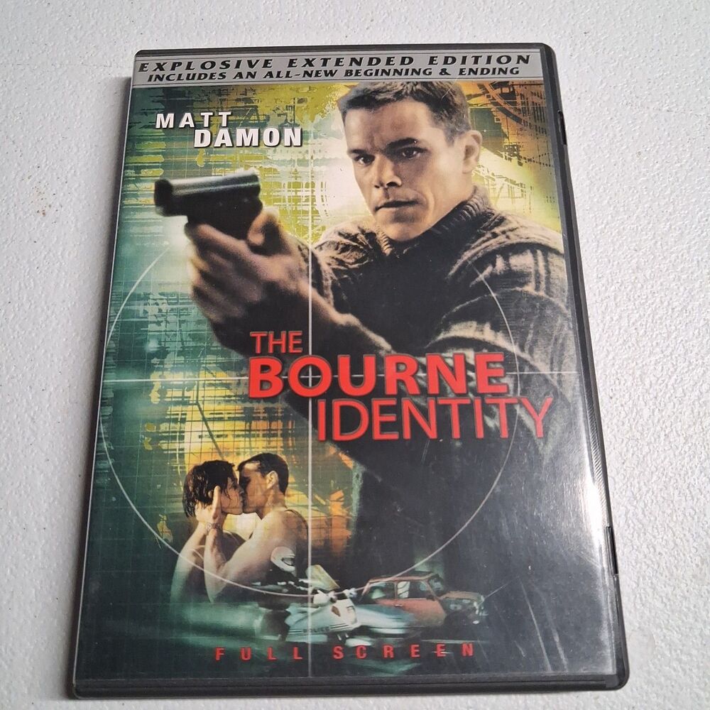 Matt Damon: The Bourne Identity DVD Movie Widescreen